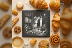 The Pantry Flame Gothic Animal Laser Engraving PNG Product Image 3