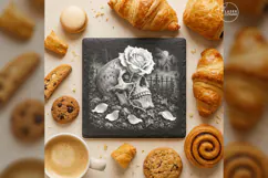 The Thorn Bride Gothic Halloween Laser Engraving PNG Product Image 1