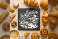The Juniper Moonpath Laser Engraving PNG Product Image 4