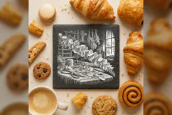 The Frosted Eucalyptus Workshop Laser Engraving PNG Product Image 3