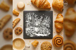 Hearthscarf Visitor Reindeer Forest Christmas Laser PNG Product Image 3