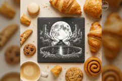 Moonkeeper's Offering Gothic Celestial Laser Engraving PNG Product Image 3