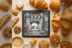 The Stocking Hearth Classic Christmas Laser Engraving PNG Product Image 3