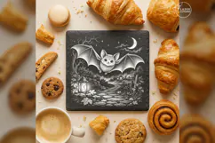 The Lanternwing Smile Cute Spooky Halloween Engraving PNG Product Image 4