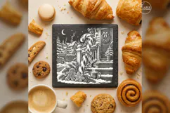 The Candy Cane Crossing Classic Christmas Laser Engraving PN Product Image 4