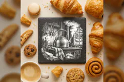 The Copper Kettle Steam Winter Drink Laser Engraving PNG Product Image 4