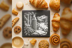 The Knitted Thermos Trail Winter Drink Laser Engraving PNG Product Image 3