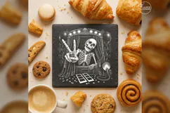 The Phantom Snapshot Gothic Skeleton Laser Engraving PNG Product Image 4