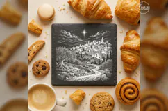 Bethlehem Guiding Star Laser Engraving PNG Product Image 3