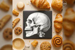 The Silent Profile Anatomy Laser Engraving PNG Product Image 3