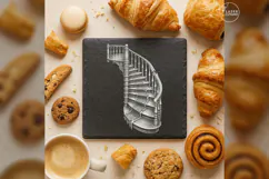 The Endless Stair Haunted House Laser Engraving PNG Product Image 3
