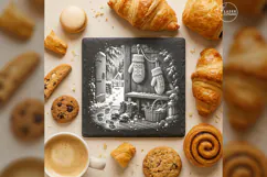 Mittenline Morning Winter Christmas Laser Engraving PNG Product Image 3