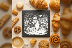 The Snowpost Messenger Laser Engraving PNG Product Image 4