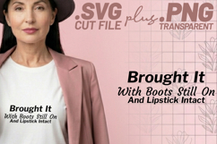 4x Inspirational Quotes Boots On Wild Heart SVG Cut Files Product Image 3