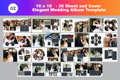 Elegant Wedding Album Template 10x10 30spreads for 60 pages Product Image 4