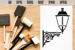 Stencil Vintage Street Lamp Product Image 2