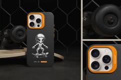 Phone Case Near Skateboard Mockup Product Image 2