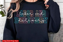 Labor and Shirt T-shirt Svg Baby Png Product Image 2