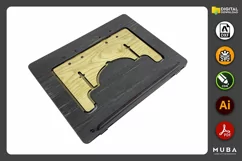 Laser Cut Quran Holder, Quran Stand, Quran Kerim, Book Stand Product Image 2