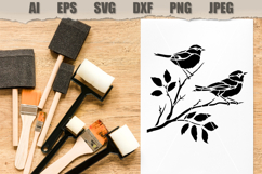Stencil Birds on Branch Product Image 2
