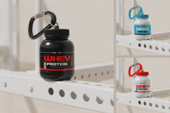 Protein Keychain Container Mockup Product Image 2