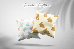 Glitter Bunny Easter Seamless Pattern Product Image 3