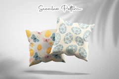 Cute Easter Bunny Carrot Seamless Pattern Product Image 3