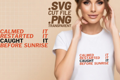 4x Inspirational Quotes Kind Voice Fast Hands SVG Cut Files Product Image 3