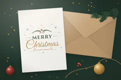 Merry Christmas Lettering SVG Product Image 4