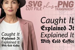 4x Nurse Quotes Cold Coffee Kind Voice SVG Cut Files Cricut Product Image 3