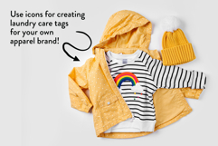 Laundry Care Symbol Icons Set Product Image 6