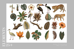 Tropical Jungle &amp; Wildlife Seamless Pattern Product Image 3