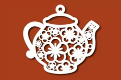 Teapot svg, teapot dxf, teapot png, Cricut, Silhouette Product Image 2