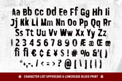 Bleed Print - Bad Print Bold Sans Font Product Image 11