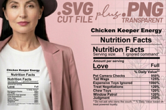 4x Funny Quotes Chicken Keeper Club Energy Mode SVG Cut File Product Image 3