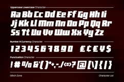 Glitch Zone - Modern Pixel Racing Game Font Product Image 14