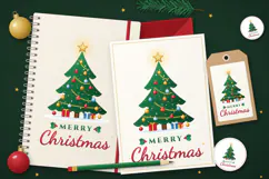 Merry Christmas Tree SVG Product Image 3