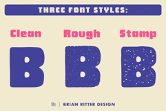 Chunky Block Sans Font Product Image 3