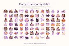Fussy Cut Stickers Halloween Sleepover Product Image 3