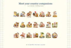 Farm Animal Fussy Cut Stickers Product Image 3