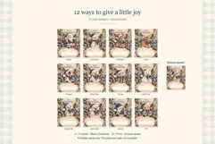 Blue Gingham Christmas Money Cards Product Image 4