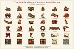 Cajun Christmas Clipart Product Image 2