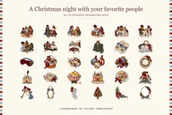 Christmas Sleepover Fussy Cuts Product Image 2
