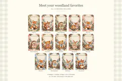 Woodland Christmas Gift Tags Printable Product Image 4