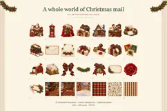 Santa Mail Clipart - North Pole Postal Product Image 2