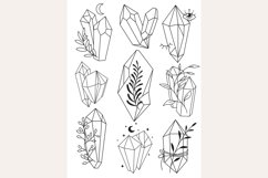 50 Crystal Procreate Stamps | Crystal Procreate Brushes Product Image 2