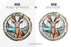 Antelope Wind Spinner Sublimation - 16 Variations Product Image 2