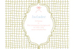 Hand-Drawn Vintage Frames Clipart | 25 PNG SVG EPS Product Image 2