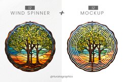 Black Wallnmut Trees Wind Spinner Sublimation Bundle Product Image 2