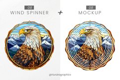 Golden Eagle Wind Spinner Sublimation Bundle Product Image 2